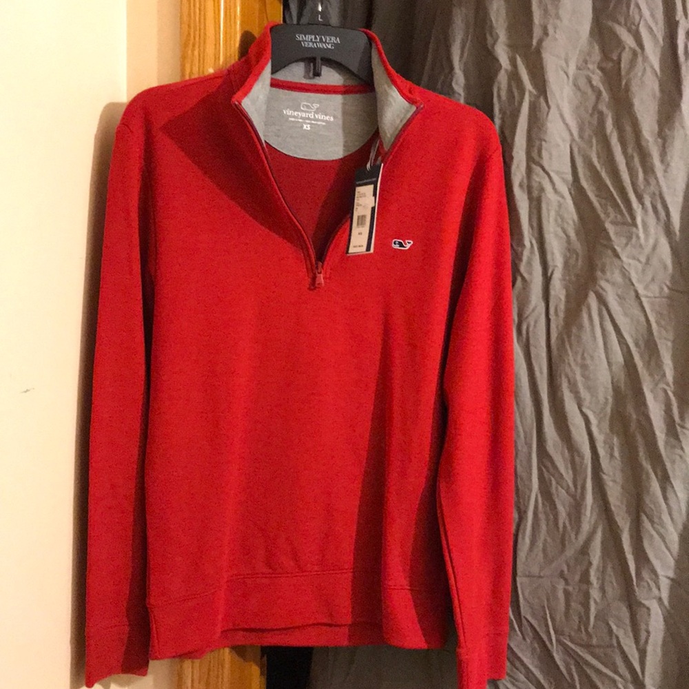 Vineyard Vines Red Pullover